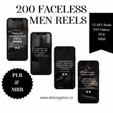 200 Faceless Men Dark Aesthetic Reel Videos